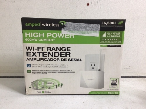 WiFi Range Extender, Powers Up, E-Commerce Return - Lot 210
