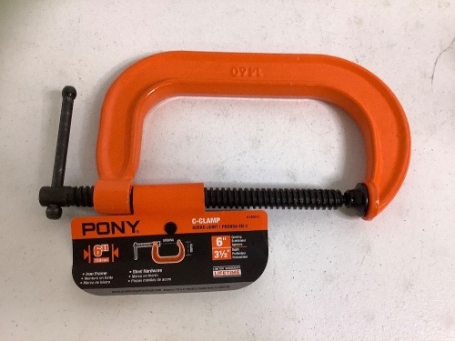 Pony C-Clamp, Appears New - Lot 232