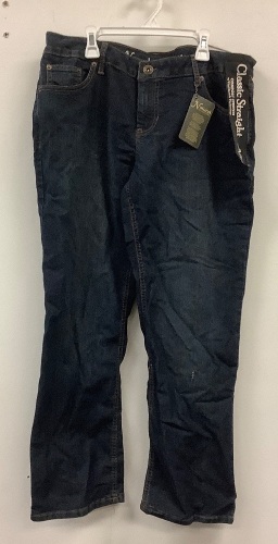 Women's Natural Reflections Jeans, 14P, Small Tear, E-Commerce Return - Lot 315