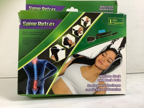 Spine Retrax Posture Corrector, Appears New - Lot 697