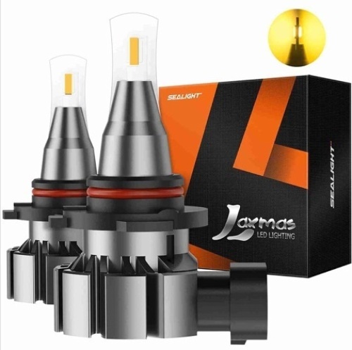 2pcs Yellow LED Fog Light Bulbs, E-Commerce Return - Lot 682