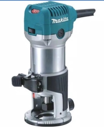 Makita 6.5 Amp 1-1/4 HP Corded Fixed Base Variable Speed Compact Router, Powers Up, E-Commerce Return - Lot 624