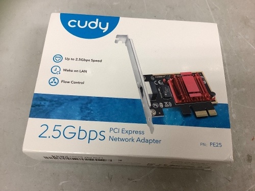 PCI Express Network Adapter, Appears New - Lot 156