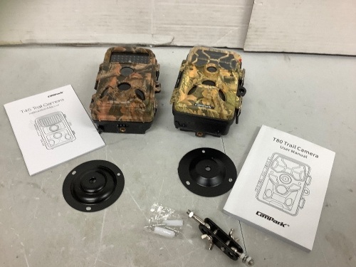 Lot of (2) Trail Cameras, Untested, E-Commerce Return - Lot 343