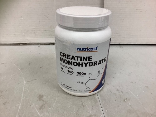 17.6oz Creatine Monohydrate, Appears New - Lot 21