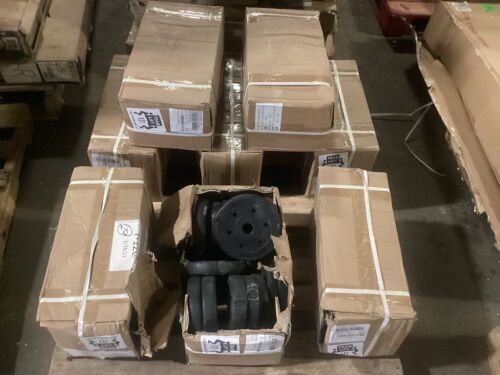 Lot of (8) Adjustable Dumbell Sets. - Lot 156