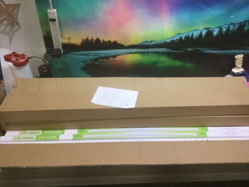 LED Series T8 Tube Lights, Set of 4  - Lot 307
