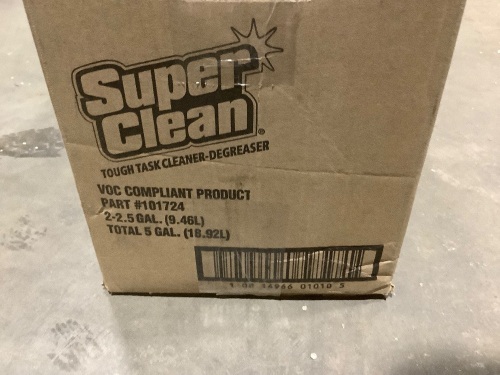 Case of (2) 2 Gal Super Clean Tough Task Cleaner + Degreaser - Lot 808