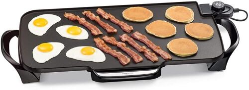 Presto 07061 22-inch Electric Griddle With Removable Handles, Black, 22-inch - Lot 223