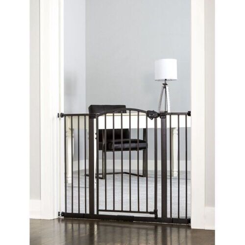 Regalo Extra Wide Easy Step® Arched Décor Walk Thru Baby Safety Gate, Bronze - Lot 201
