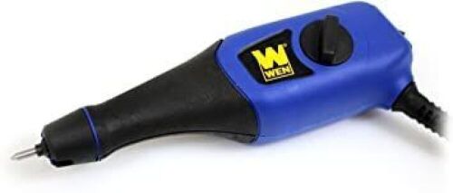 WEN 21C Variable Speed Electric Engraver Kit with Stencils,Blue - Lot 426