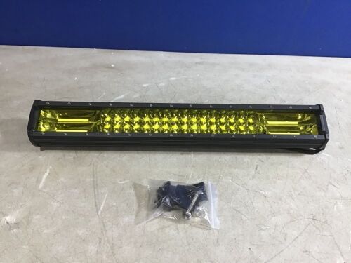 20" Inch Yellow LED Light Bar - Lot 613