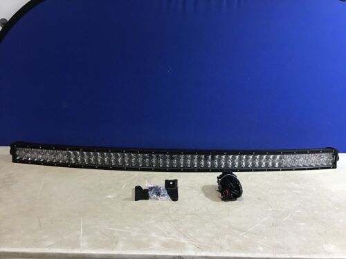 Auxbeam 50"inch LED Work Light Bar Flood Spot Offroad Driving Lamp Truck+Wiring     - Lot 623