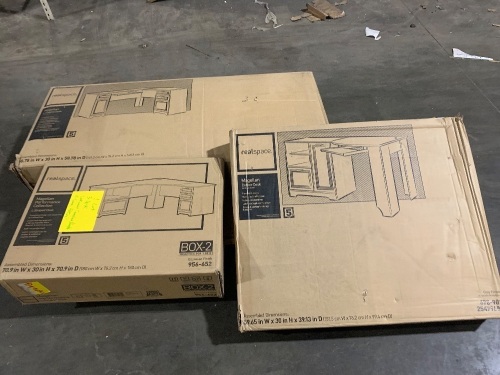 Lot of Desks. One Box is a "Box-2". Unknown Conditions - Lot 518