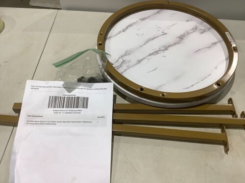 Round C End Table, Unknown if Complete. - Lot 386
