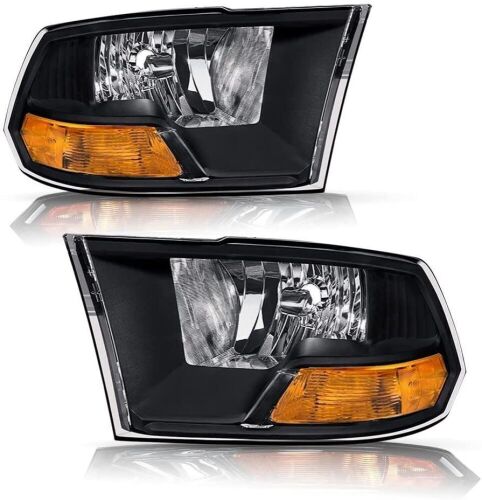 Headlight Assembly Fit for 2009 to 2012 Dodge Ram 1500 2500 3500 Pickup Driver and Passenger Side - Lot 805