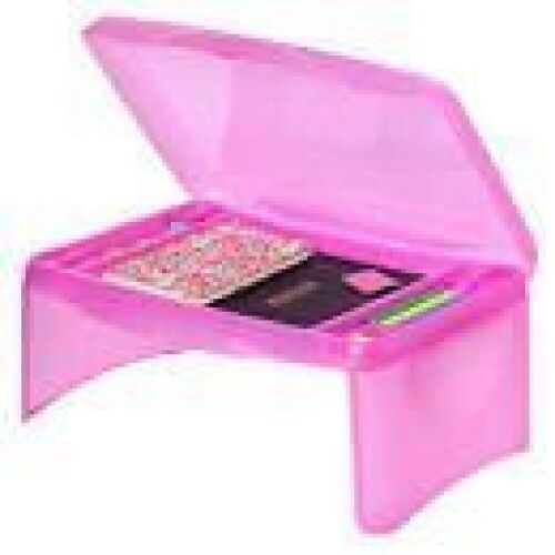 Folding Lap Desk With Storage.  - Lot 1033