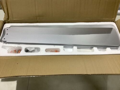 Rivet Modern Cylindrical 3 Blade Flush Mount Ceiling Fan - Lot 162