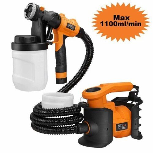 Tacklife Paint Sprayer, HVLP 1100ml/min,800W Paint Gun, with 2 X 1200ml Replacea-SGP16AC - Lot 192