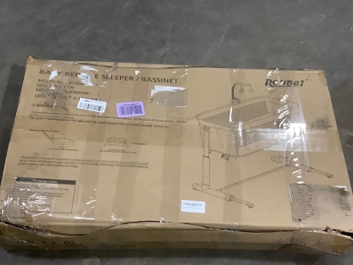 Ronbei Baby Bedside Sleeper Bassinet - Unknown if Complete - Lot 1046