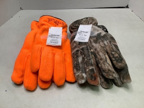 Lot of (2) Red Head Gloves, Medium, Appears New - Lot 273