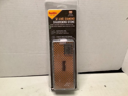 Smiths 6" Fine Diamond Sharpening Stone, Appears New - Lot 430