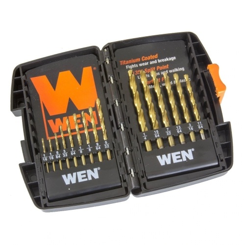 15-Piece Titanium-Coated Drill Bit Set - Lot 60