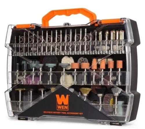 WEN 282-Piece Rotary Tool Accessory Kit with Carrying Case, 230282A - Lot 205