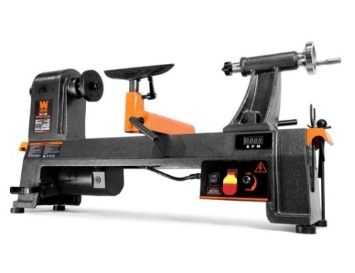WEN 6-Amp 14-Inch by 20-Inch Variable Speed Benchtop Wood Lathe - Lot 236