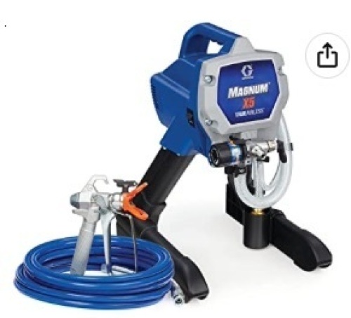 Graco Magnum 262800 X5 Stand Airless Paint Sprayer, Blue - Lot 431