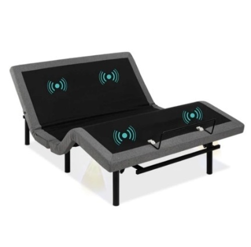 Queen Adjustable Bed Base with Massage, Remote, USB Ports - Lot 449