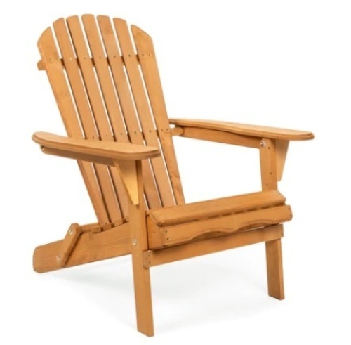 Folding Wooden Adirondack Chair - Lot 490