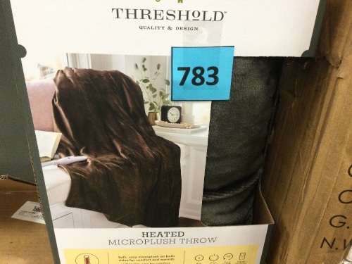 50"x60" Electric Microplush Reversible Throw Blanket - Lot 783