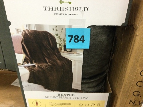50"x60" Electric Microplush Reversible Throw Blanket - Lot 784