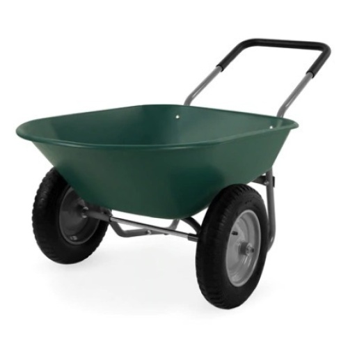 Dual-Wheel Wheelbarrow Garden Cart - Lot 708