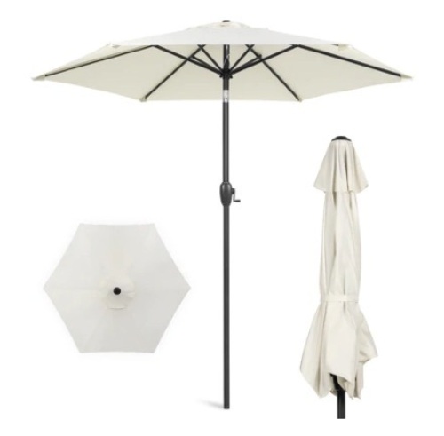 Outdoor Market Patio Umbrella - Lot 724