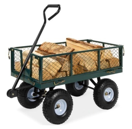 Steel Garden Utility Cart Wagon - Lot 739
