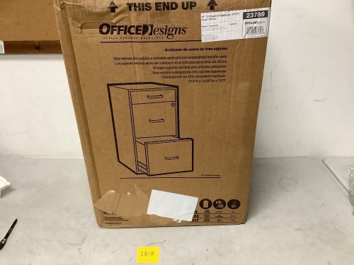 18in 3-Drawer Organizer Cabinet5 - Lot 3818