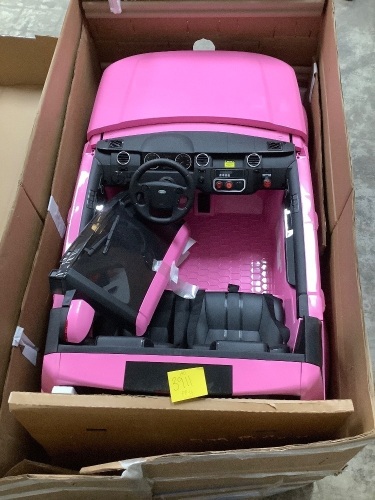 12V 2-Seater Licensed Land Rover Ride-On w/ Parent Remote Control - Repackaged - Lot 3911a