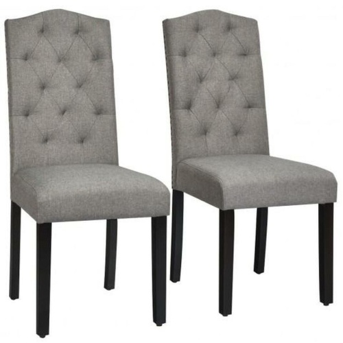 Set of 2 Tufted Upholstered Dining Chair - Lot 4013