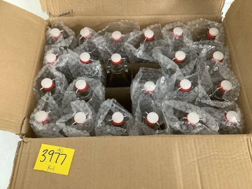 Case of (22) Swing Top Glass Bottles w/ Rubber Seal, Cap - Lot 3977