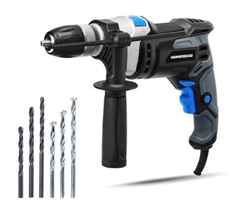 Hammerhead 7.5Amp 1/2" Variable Speed Hammer Drill, Powers Up, E-Comm Return - Lot 5