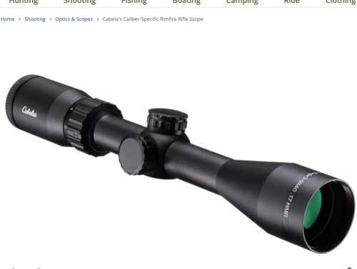 Caliber-Specific Rimfire Rifle Scope, E-Commerce Return - Lot 54