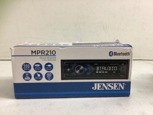 Jensen Single Din Car Stereo, E-Commerce Return - Lot 179