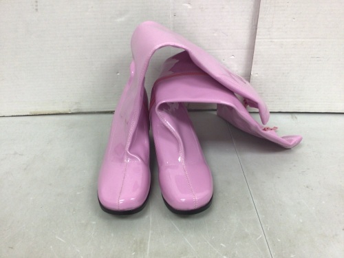 Pink Latex Boots, Appears New - Lot 288