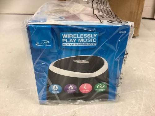 iLive Hurricane Portable Wireless Bluetooth Speaker, Appears New - Lot 332