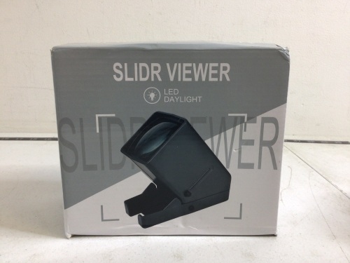 Slidr LED Viewer for 35mm Slide/Film Negatives, Powers Up, Appears New - Lot 831