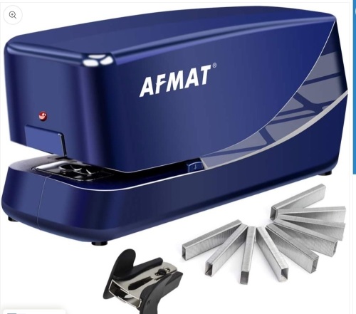 Afmat Heavy Duty Electric Stapler, Powers Up, Appears New - Lot 867