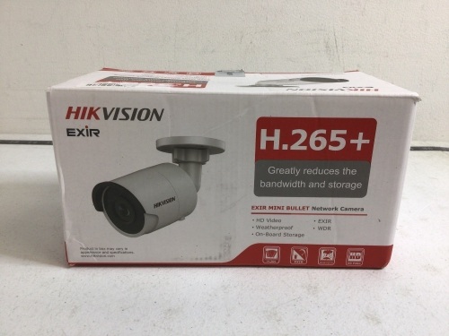 Hikvision Exir Mini Bullet Security Camera, Appears New - Lot 919