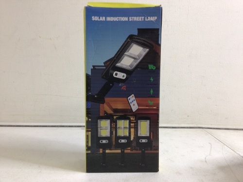 Solar Induction Street Lamp, Powers Up, Appears New - Lot 987